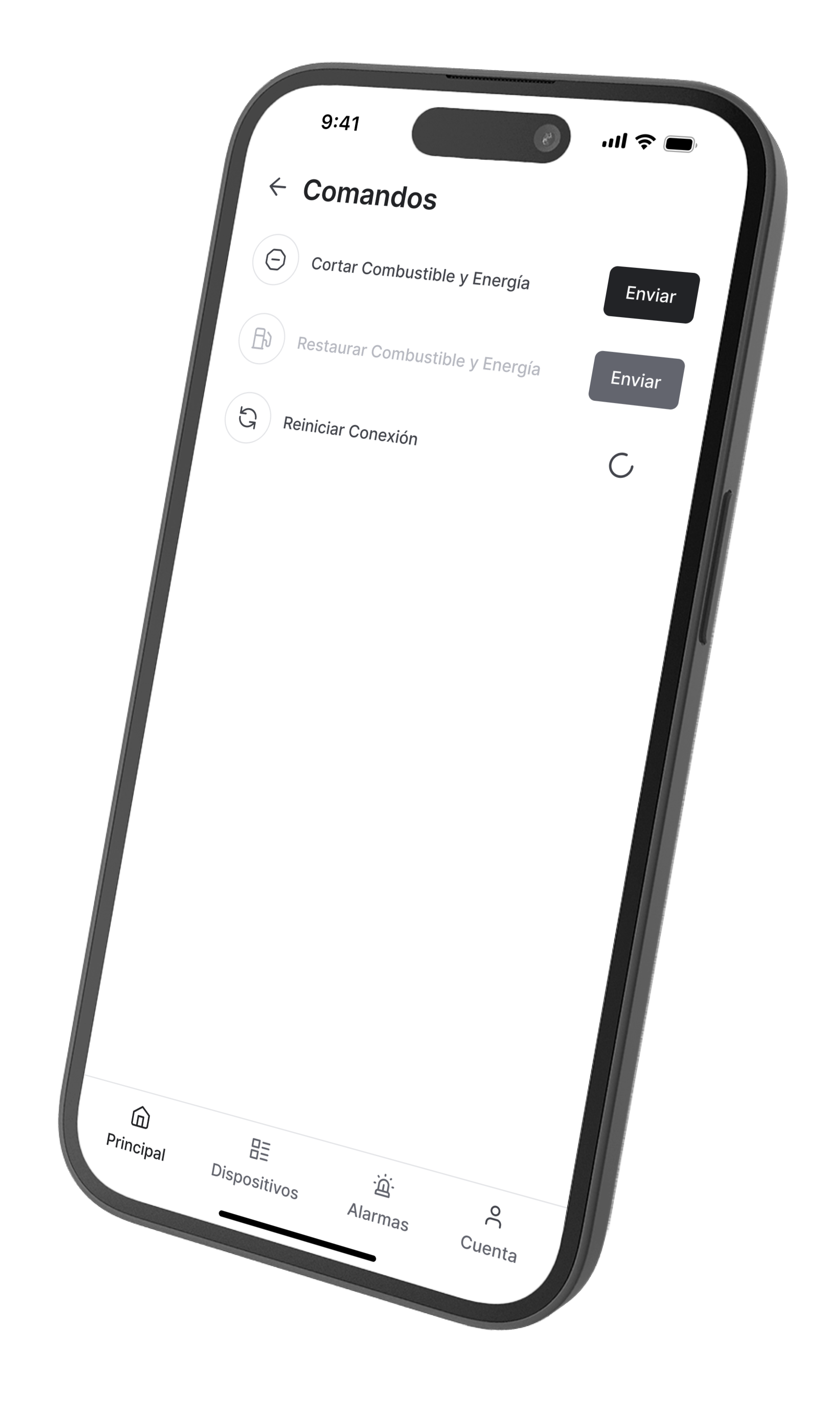 Proximity App - Comandos
