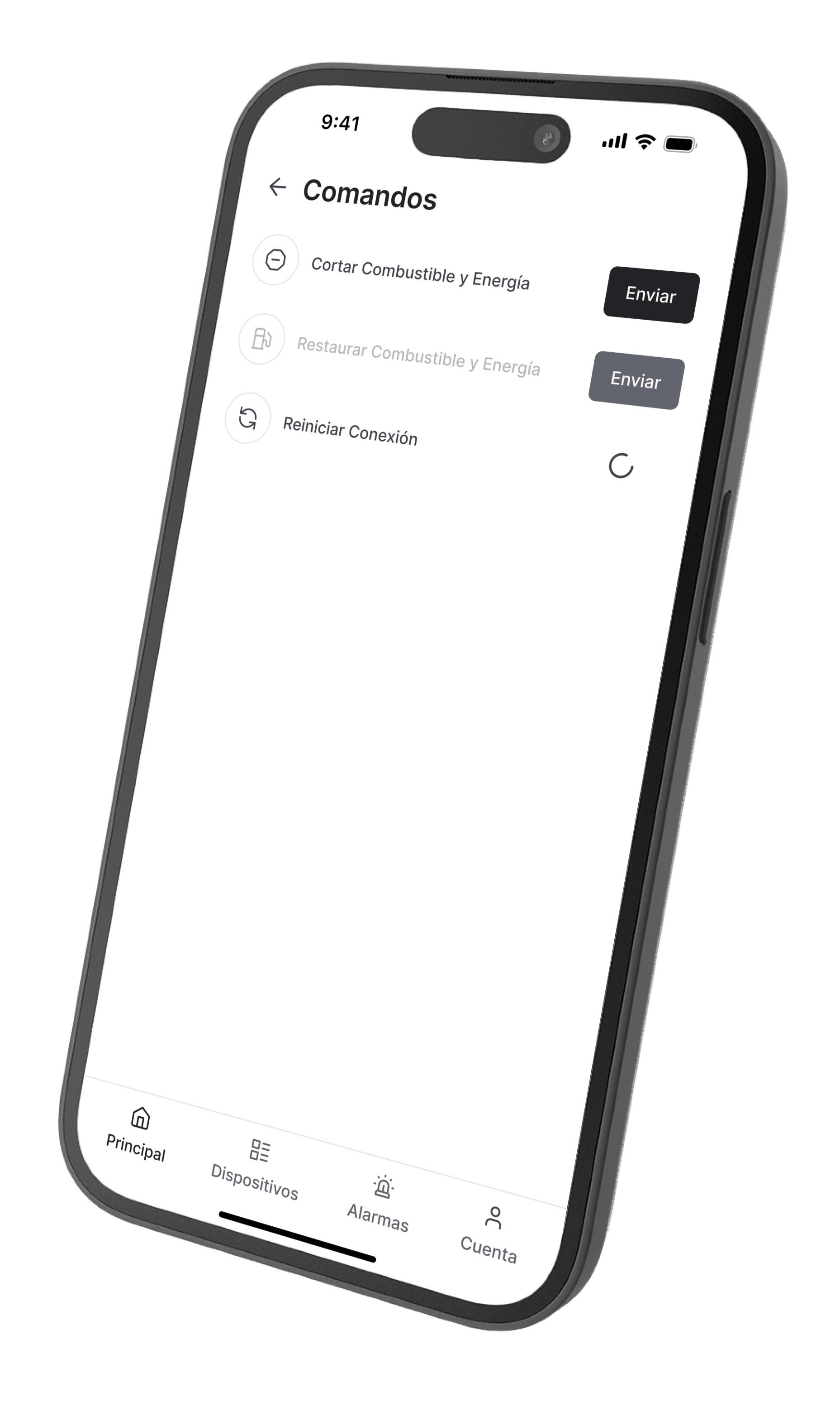 Proximity App - Comandos